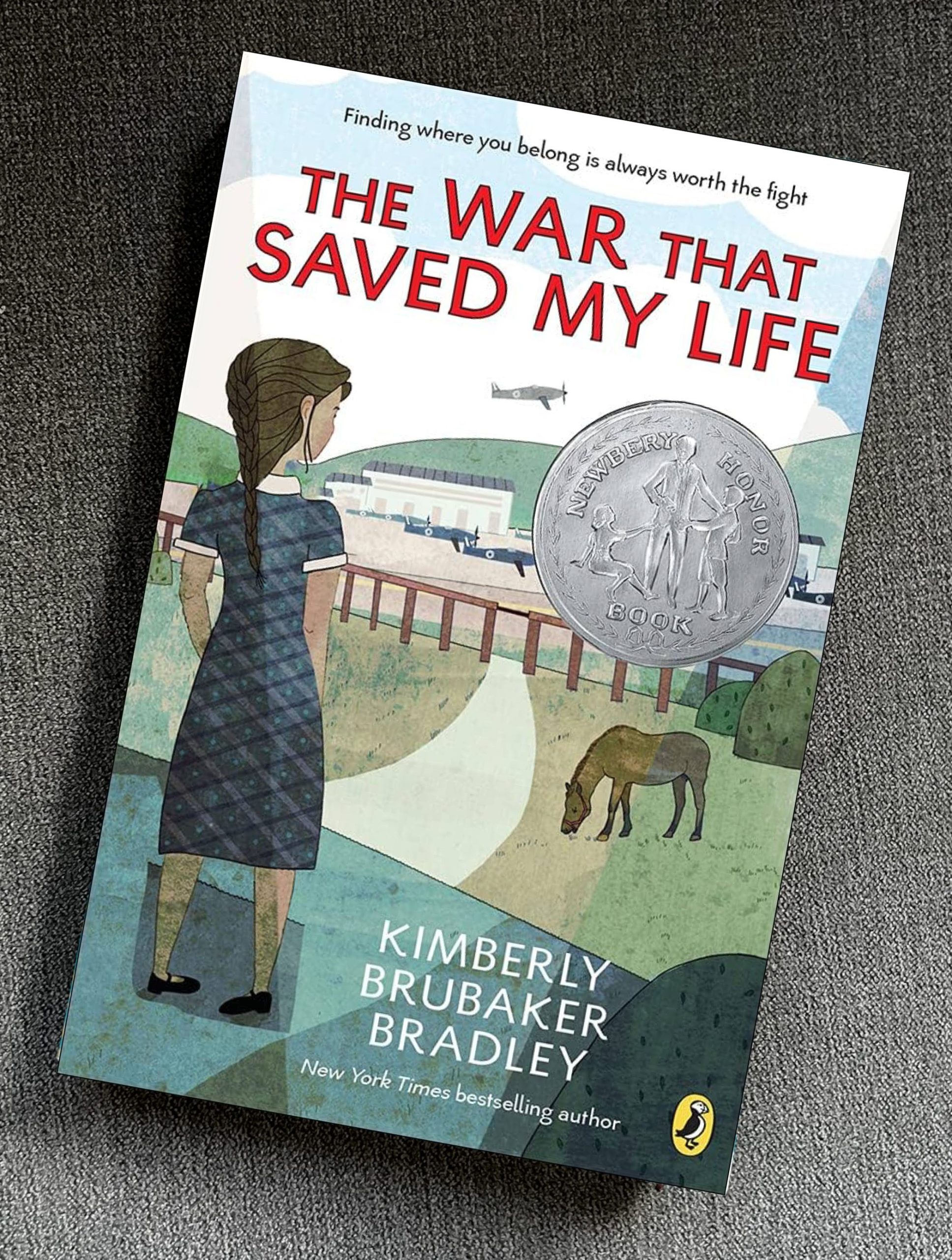 Cover image of The War that Saved my Life, by Kimberly Brubaker Bradley